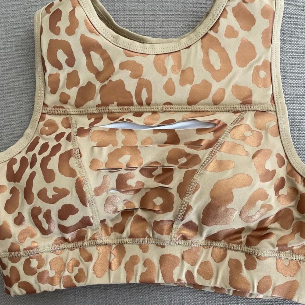 Chestee Leopard Bra